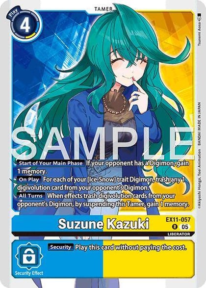 Suzune Kazuki, Dawn of Liberator EX11-057 R