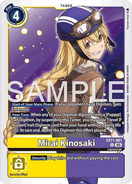 Mirai Kinosaki, Dawn of Liberator EX11-061 R