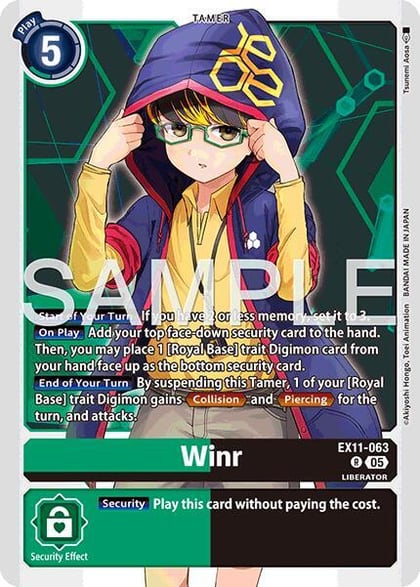 Winr, Dawn of Liberator EX11-063 R