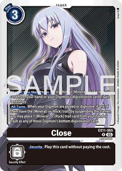Close, Dawn of Liberator EX11-065 R