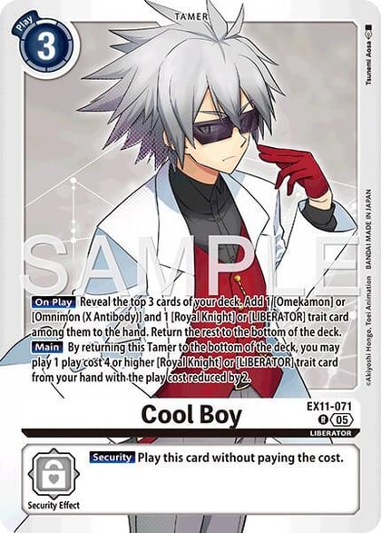 Cool Boy, Dawn of Liberator EX11-071 R