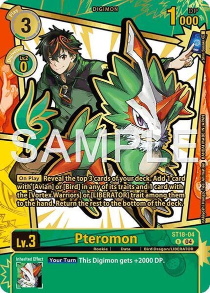Pteromon (Rare Pull), Dawn of Liberator ST18-04 R