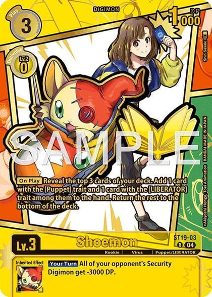 Shoemon (Rare Pull), Dawn of Liberator ST19-03