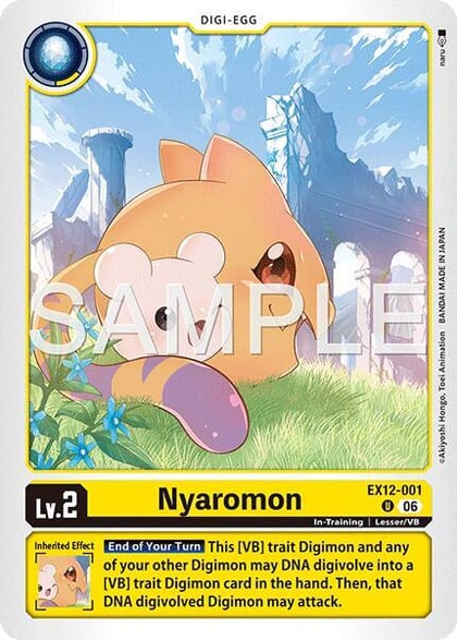 Nyaromon, Digital World Shambala EX12-001 U