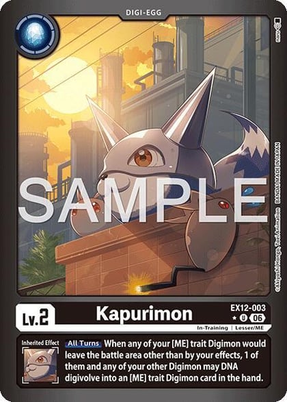 Kapurimon (Limited Foil), Digital World Shambala EX12-003 U