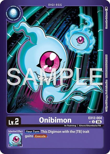 Onibimon (Limited Foil), Digital World Shambala EX12-004 U