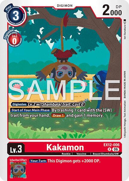 Kakamon, Digital World Shambala EX12-006 R