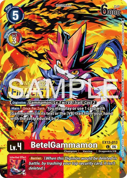 BetelGammamon (Regionals 26-27 Season 2 Finalist), Digital World Shambala EX12-013 C
