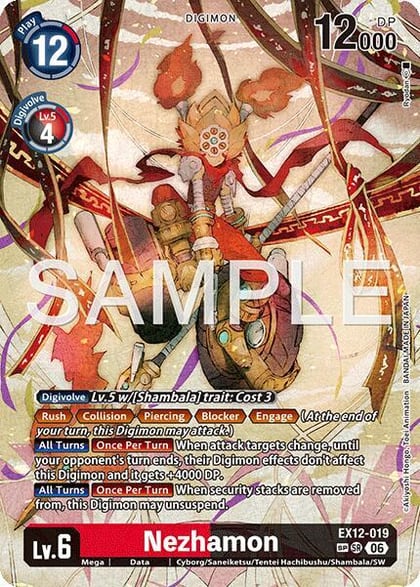 Nezhamon (SP), Digital World Shambala EX12-019 SR