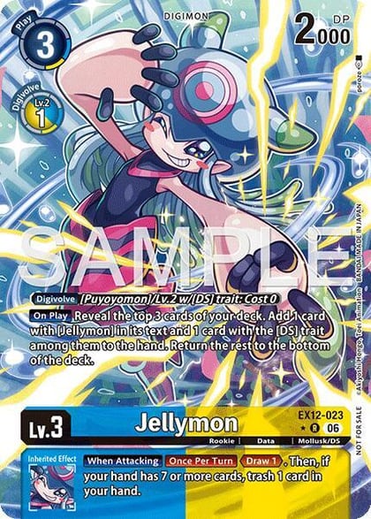 Jellymon (Box Topper), Digital World Shambala EX12-023 R