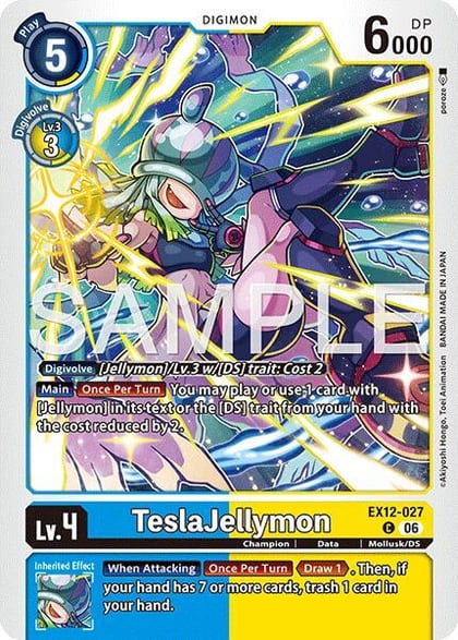 TeslaJellymon, Digital World Shambala EX12-027 C