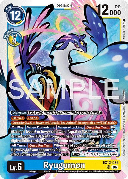 Ryugumon, Digital World Shambala EX12-036 SR