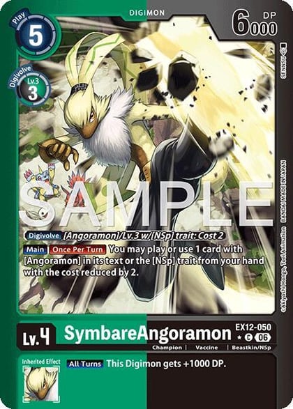 SymbareAngoramon (Limited Foil), Digital World Shambala EX12-050 C