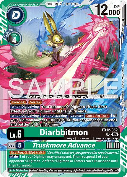Diarbbitmon // Truskmore Advance, Digital World Shambala EX12-052 SR