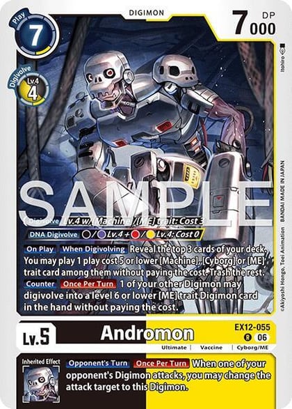 Andromon, Digital World Shambala EX12-055 R