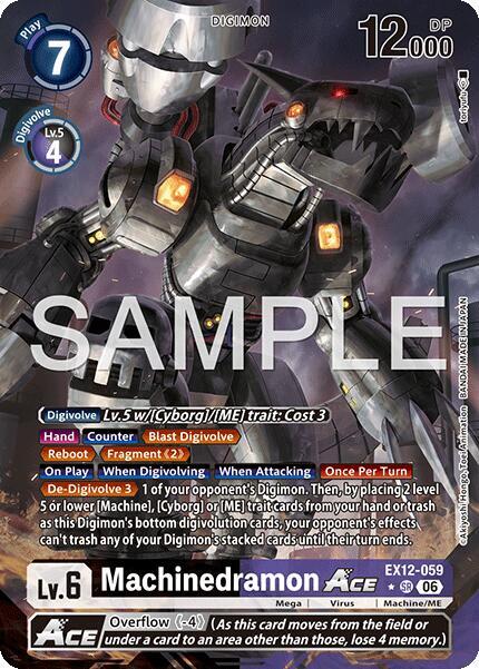 Machinedramon ACE (Alternate Art), Digital World Shambala EX12-059 SR