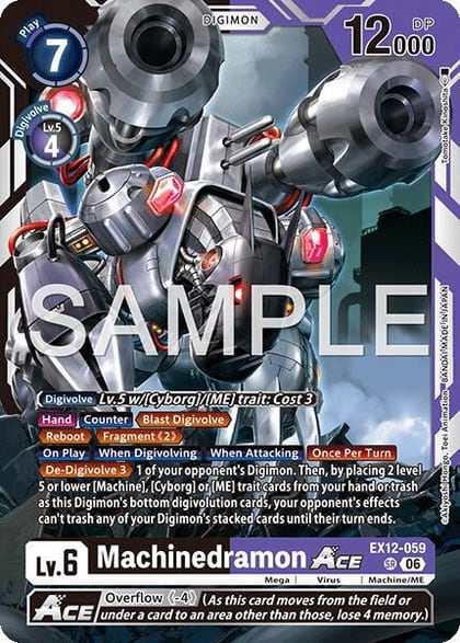 Machinedramon ACE, Digital World Shambala EX12-059 SR