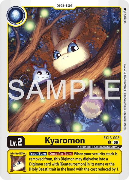 Kyaromon, Chivalrous XIII EX13-003 U