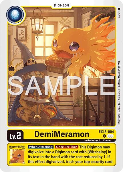 DemiMeramon, Chivalrous XIII EX13-004 U
