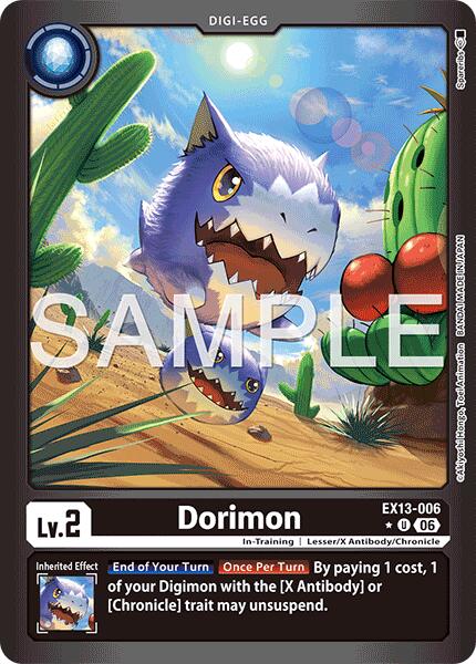 Dorimon (Limited Foil), Chivalrous XIII EX13-006 U