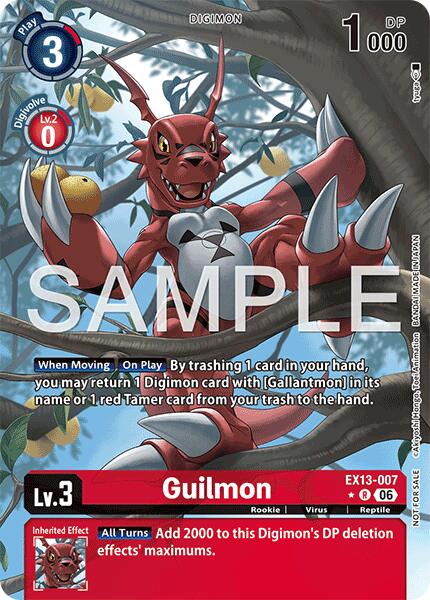 Guilmon (Extended Art), Chivalrous XIII EX13-007 R