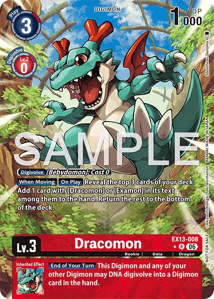 Dracomon (Extended Art), Chivalrous XIII EX13-008 R