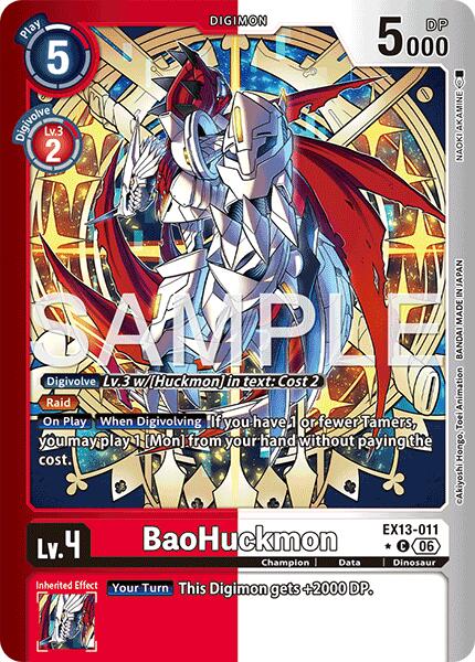 BaoHuckmon (Limited Foil), Chivalrous XIII EX13-011 C