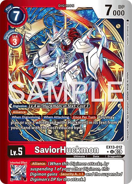SaviorHuckmon (Limited Foil), Chivalrous XIII EX13-012 U