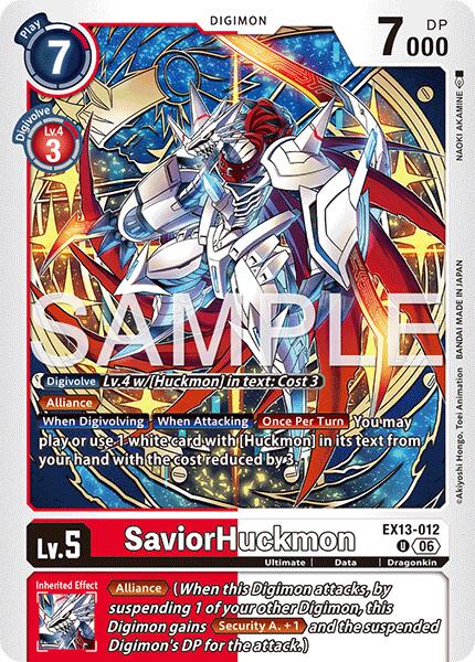 SaviorHuckmon, Chivalrous XIII EX13-012 U