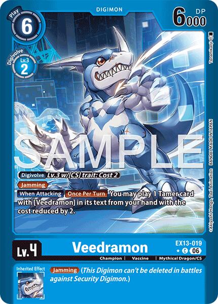 Veedramon (Limited Foil), Chivalrous XIII EX13-019 C