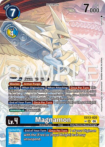 Magnamon (SP), Chivalrous XIII EX13-020 SR