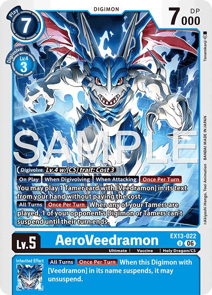 AeroVeedramon, Chivalrous XIII EX13-022 U