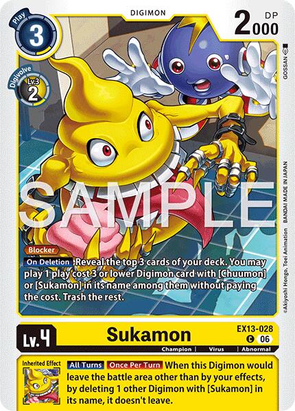 Sukamon, Chivalrous XIII EX13-028 C