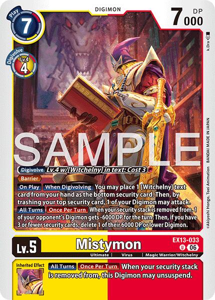 Mistymon, Chivalrous XIII EX13-033 U