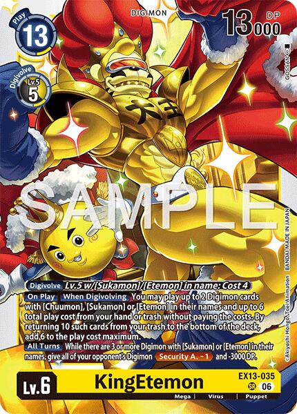 KingEtemon, Chivalrous XIII EX13-035 SR