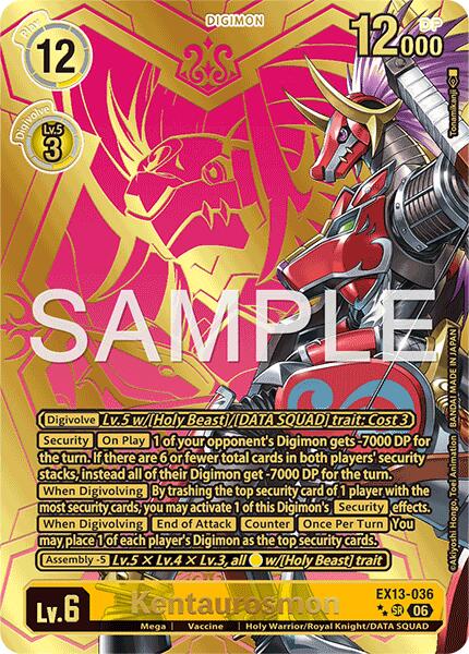 Kentaurosmon (Rare Pull), Chivalrous XIII EX13-036 SR