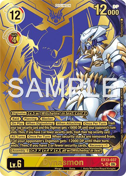 Dynasmon (Rare Pull), Chivalrous XIII EX13-037 SR