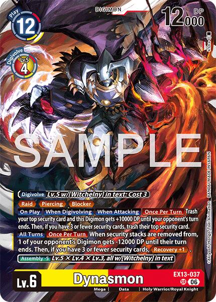 Dynasmon, Chivalrous XIII EX13-037 SR