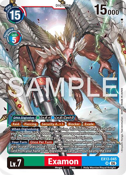 Examon, Chivalrous XIII EX13-045 SR