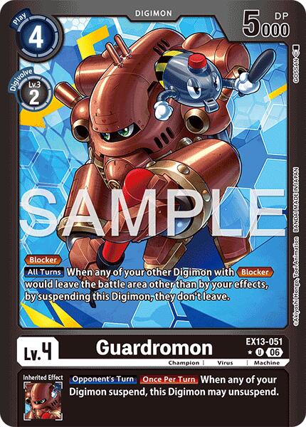 Guardromon (Limited Foil), Chivalrous XIII EX13-051 U