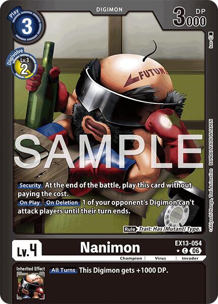 Nanimon (Limited Foil), Chivalrous XIII EX13-054 C