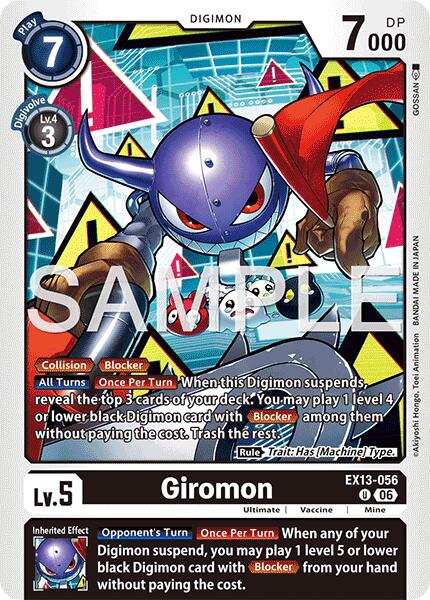Giromon, Chivalrous XIII EX13-056 U