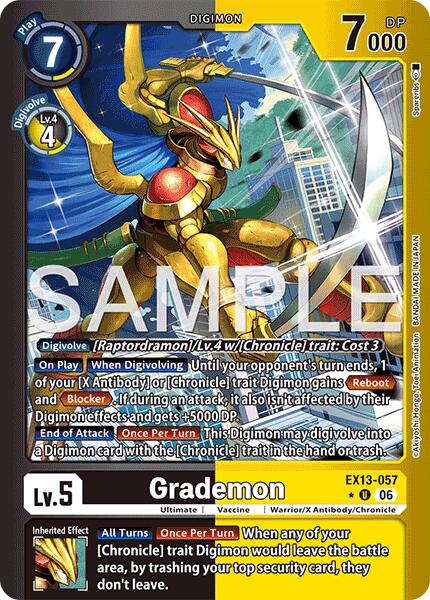 Grademon (Limited Foil), Chivalrous XIII EX13-057 U