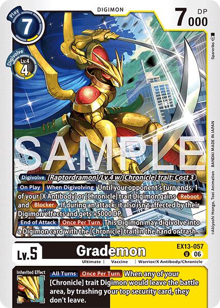 Grademon, Chivalrous XIII EX13-057 U
