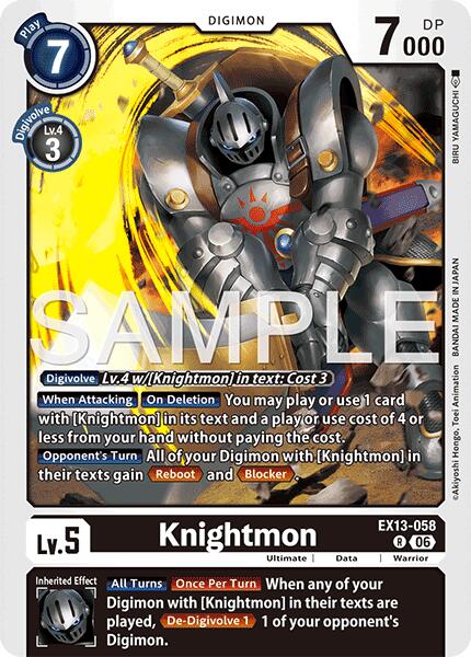Knightmon, Chivalrous XIII EX13-058 R