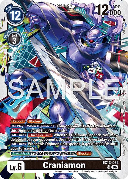 Craniamon, Chivalrous XIII EX13-062 SR