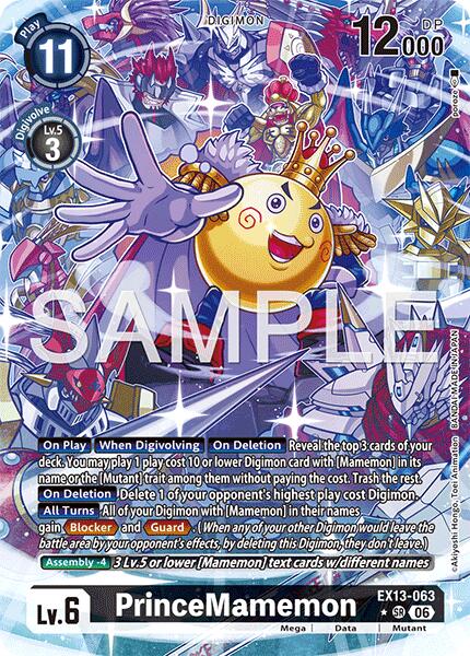 PrinceMamemon (Alternate Art), Chivalrous XIII EX13-063 SR