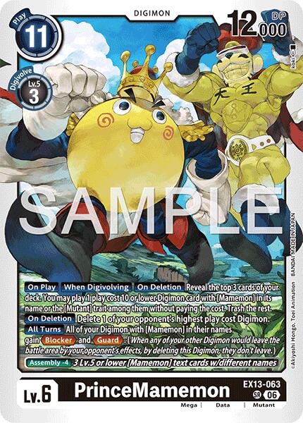 PrinceMamemon, Chivalrous XIII EX13-063 SR