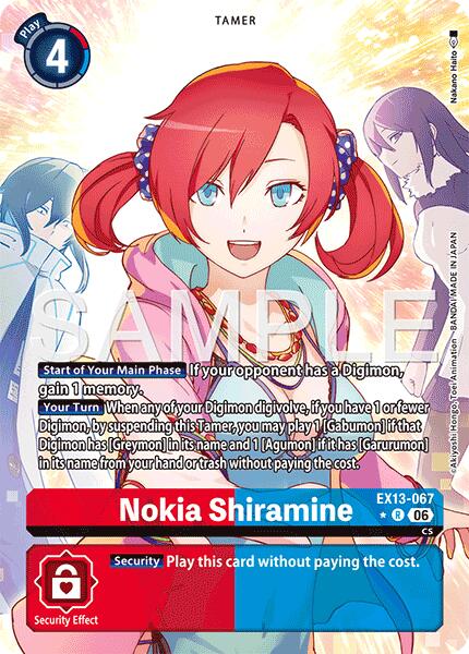 Nokia Shiramine (Alternate Art), Chivalrous XIII EX13-067 R