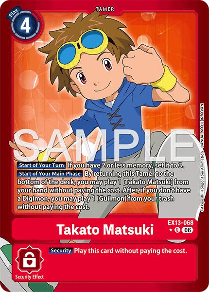 Takato Matsuki (Limited Foil), Chivalrous XIII EX13-068 U